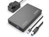 [Support UASP and 18TB Drives] ORICO Tool Free USB 3.0 to SATA External Hard Drive Enclosure Case for 3.5inch  SATA HDD and SSD - Black (3588US3)
