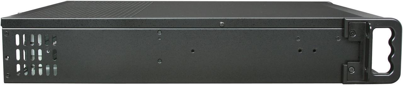 Alt view image 2 of 7 - iStarUSA D-200 Black Material of Front Bezel: Aluminum alloy
Material of Handle: SECC Zinc-Coated Steel
Material of Main Chassis: 1.2mm SECC Zinc-Coated Steel (Japan Made) 2U Rackmount Compact Stylish Chassis - Black Bezel 2 External 5.25"