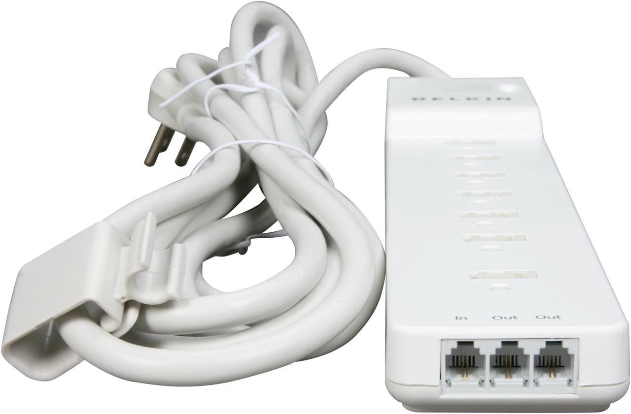 Alt view image 2 of 5 - BELKIN 7 Outlets Home/Office Surge Protector Extended Cord,12.0 Feet, 2160 Joules - BE107200-12