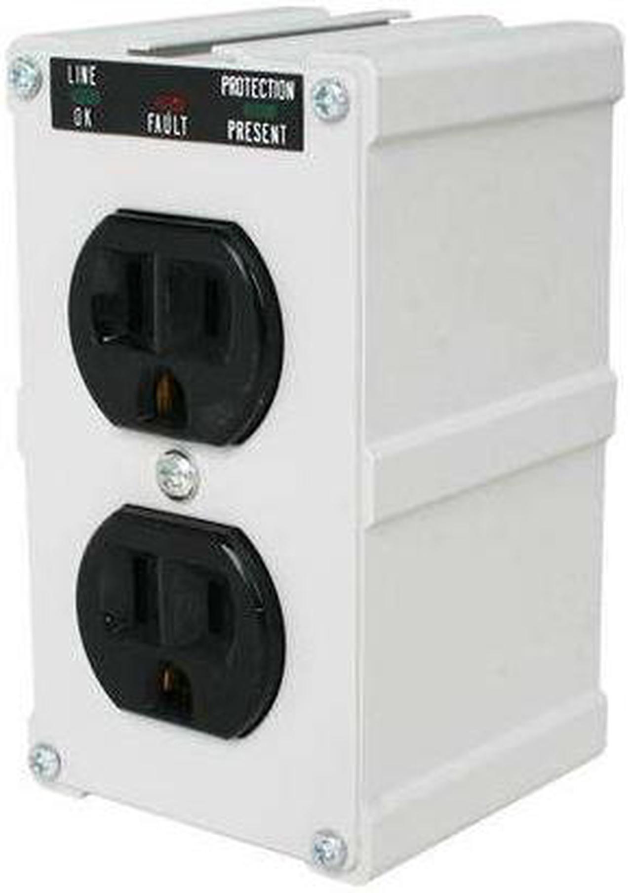 Main image of TRIPP LITE ISOBLOK2-0 Direct Plug-in 2 Outlets 1410 Joules Isobar Surge Suppressor