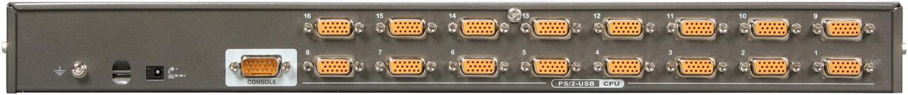 Alt view image 4 of 5 - IOGEAR GCS1716 16-Port USB PS/2 Combo KVM Switch