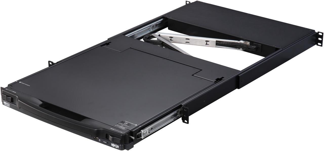 Alt view image 8 of 8 - Tripp Lite 16-Port 1U Rack-Mount Console KVM Switch with 19-in. LCD + 8 PS2/USB Combo Cables (B020-U16-19-K)