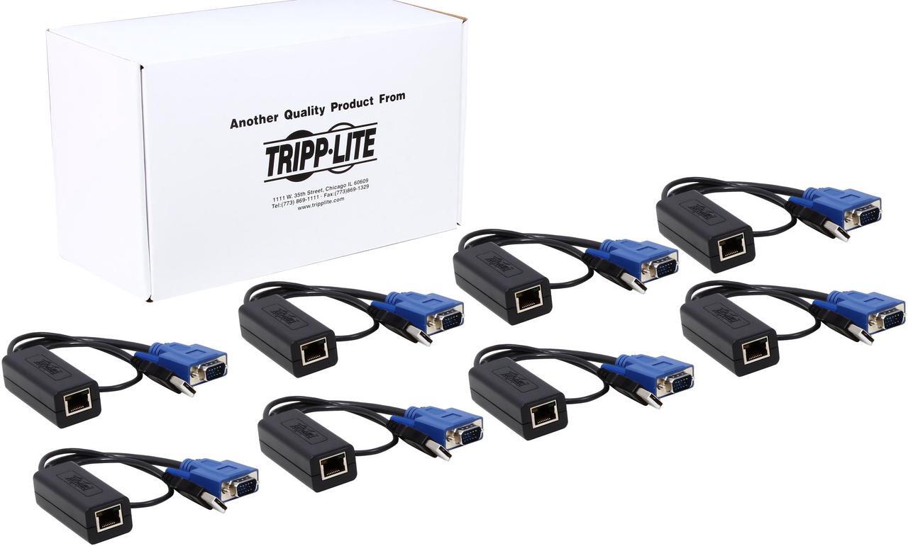 Alt view image 3 of 3 - TRIPP LITE B078-101-USB-8 KVM Switch USB Server Interface Unit HD15 USB RJ45 8 Pack