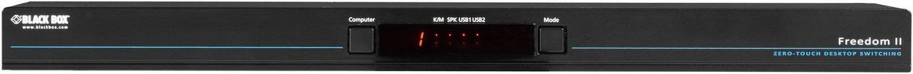Alt view image 3 of 4 - Black Box KV0008A-R2 8-Port Freedom II KM Switch