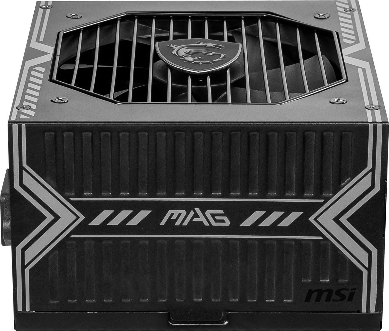 Alt view image 6 of 7 - MSI MAG A550BN 550 W ATX12V 80 PLUS BRONZE Certified Active PFC Power Supply