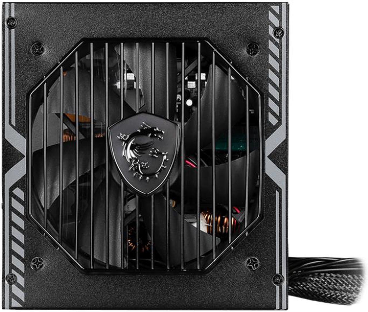 Alt view image 8 of 9 - MSI - MAG A750BN PCIE5, 80+ BRONZE non-Modular Gaming PSU, 12V-2x6 Cable, PCIE 5.1 Ready, 750W Power Supply