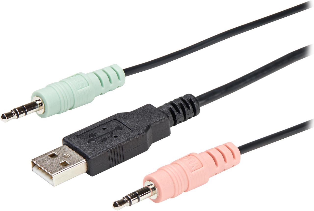 Alt view image 3 of 6 - StarTech.com SV211DPUA4K 2 Port DisplayPort KVM Switch - 4K 60Hz - Compact Dual Port UHD DP 1.2 USB Desktop KVM Switch with 4ft Cables & Audio - Bus Powered & Remote Switching - MacBook ThinkPad