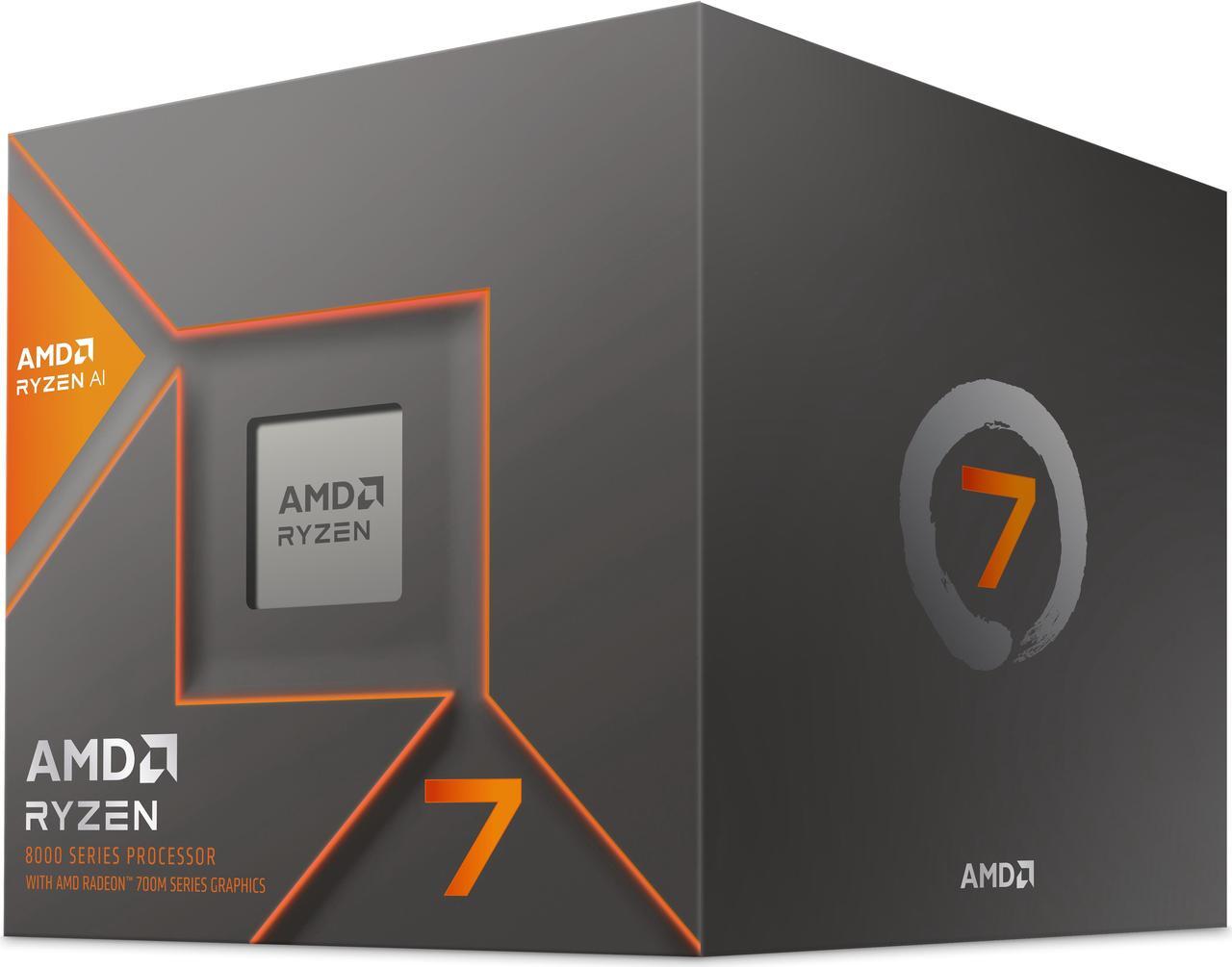Main image of AMD Ryzen 7 8700G - Ryzen 7 8000-G Series 8-Core 4.2 GHz Socket AM5 65W AMD Radeon 780M Desktop CPU Processor - 100-100001236BOX
