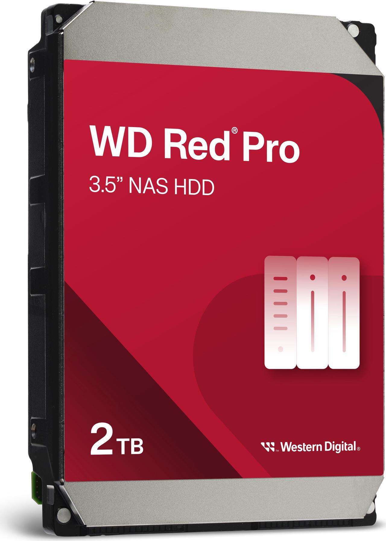 Alt view image 2 of 3 - WD Red Pro NAS Hard Drive WD2002FFSX - Internal Hard Drive - 2 TB - 3.5" - SATA 6Gb/s - 7200 rpm - Buffer: 64 MB