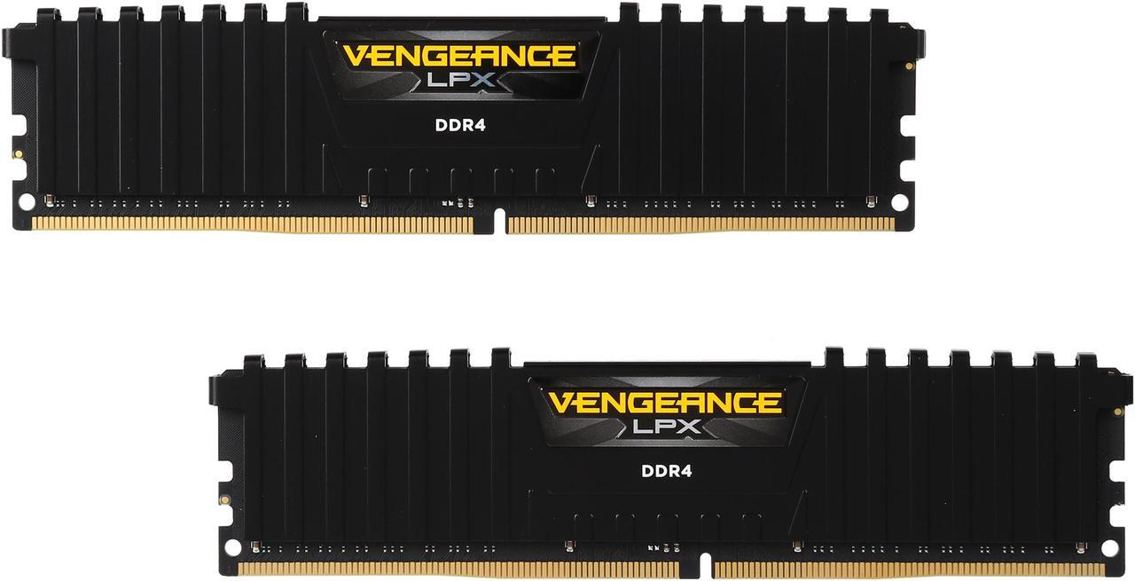 Main image of CORSAIR Vengeance LPX 16GB (2 x 8GB) 288-Pin PC RAM DDR4 3200 (PC4 25600) Desktop Memory Model CMK16GX4M2E3200C16