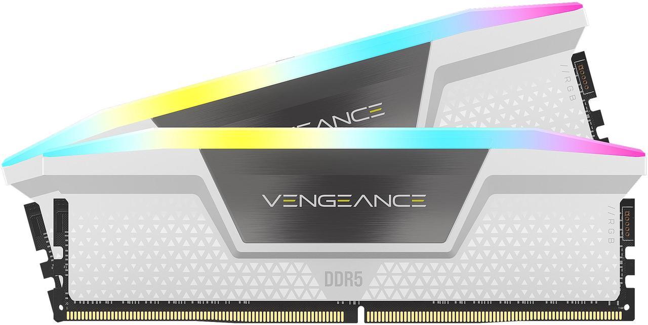 Alt view image 2 of 2 - CORSAIR Vengeance RGB 32GB (2 x 16GB) 288-Pin PC RAM DDR5 6000 (PC5 48000) Desktop Memory Model CMH32GX5M2E6000C36W