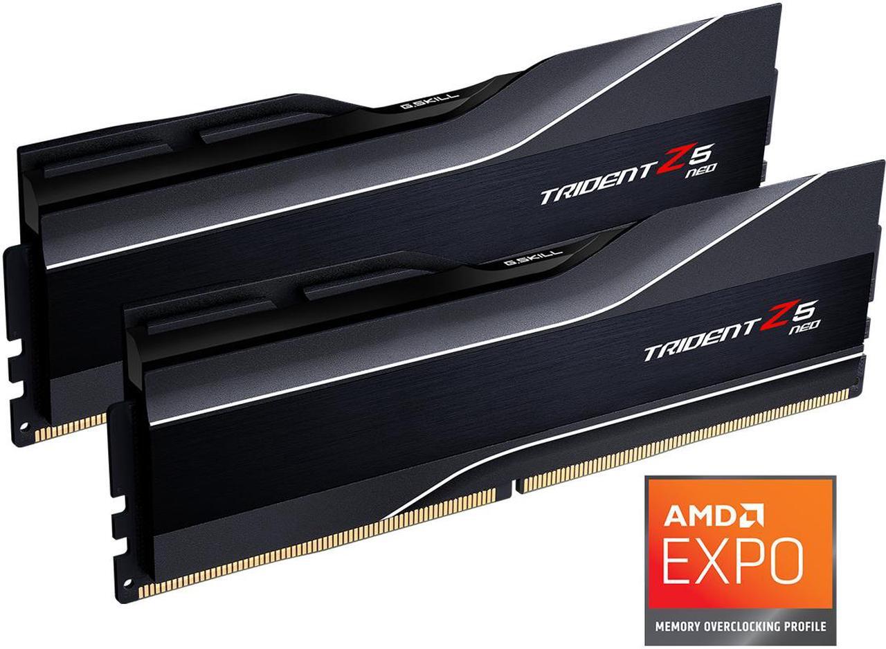Main image of G.SKILL Trident Z5 Neo Series 48GB (2 x 24GB) 288-Pin PC RAM DDR5 8000 (PC5 64000) Desktop Memory Model F5-8000J4048G24GX2-TZ5N
