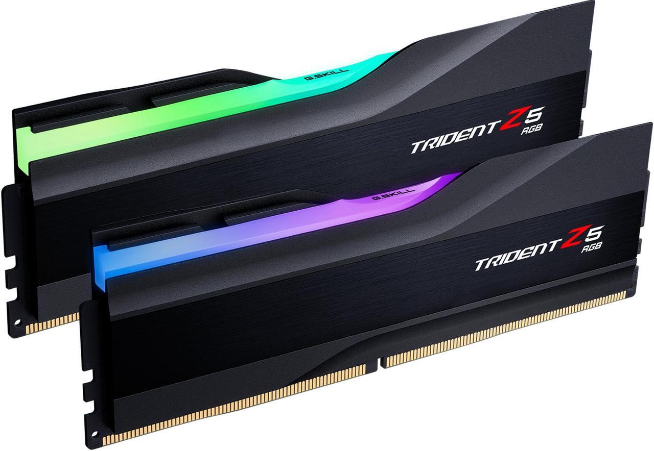 Main image of G.SKILL Trident Z5 RGB Series 48GB (2 x 24GB) 288-Pin PC RAM DDR5 7200 (PC5 57600) Desktop Memory Model F5-7200J3646F24GX2-TZ5RK
