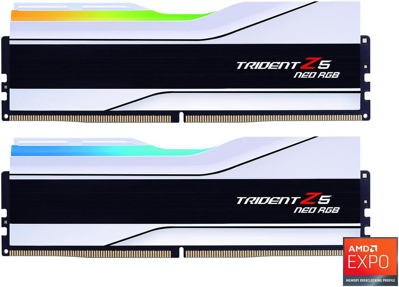 Alt view image 2 of 5 - G.SKILL Trident Z Neo Series 96GB (2 x 48GB) 288-Pin PC RAM DDR5 6000 (PC5 48000) Desktop Memory Model F5-6000J3036F48GX2-TZ5NRW
