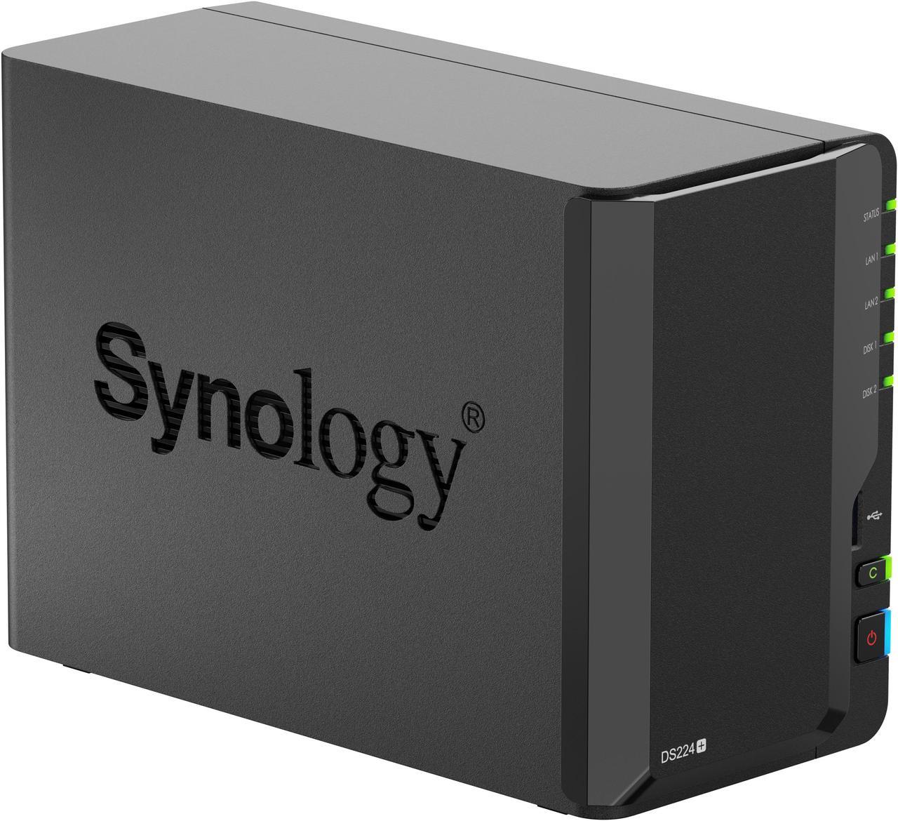 Alt view image 8 of 10 - Synology 2-bay DiskStation DS224+ (Diskless)