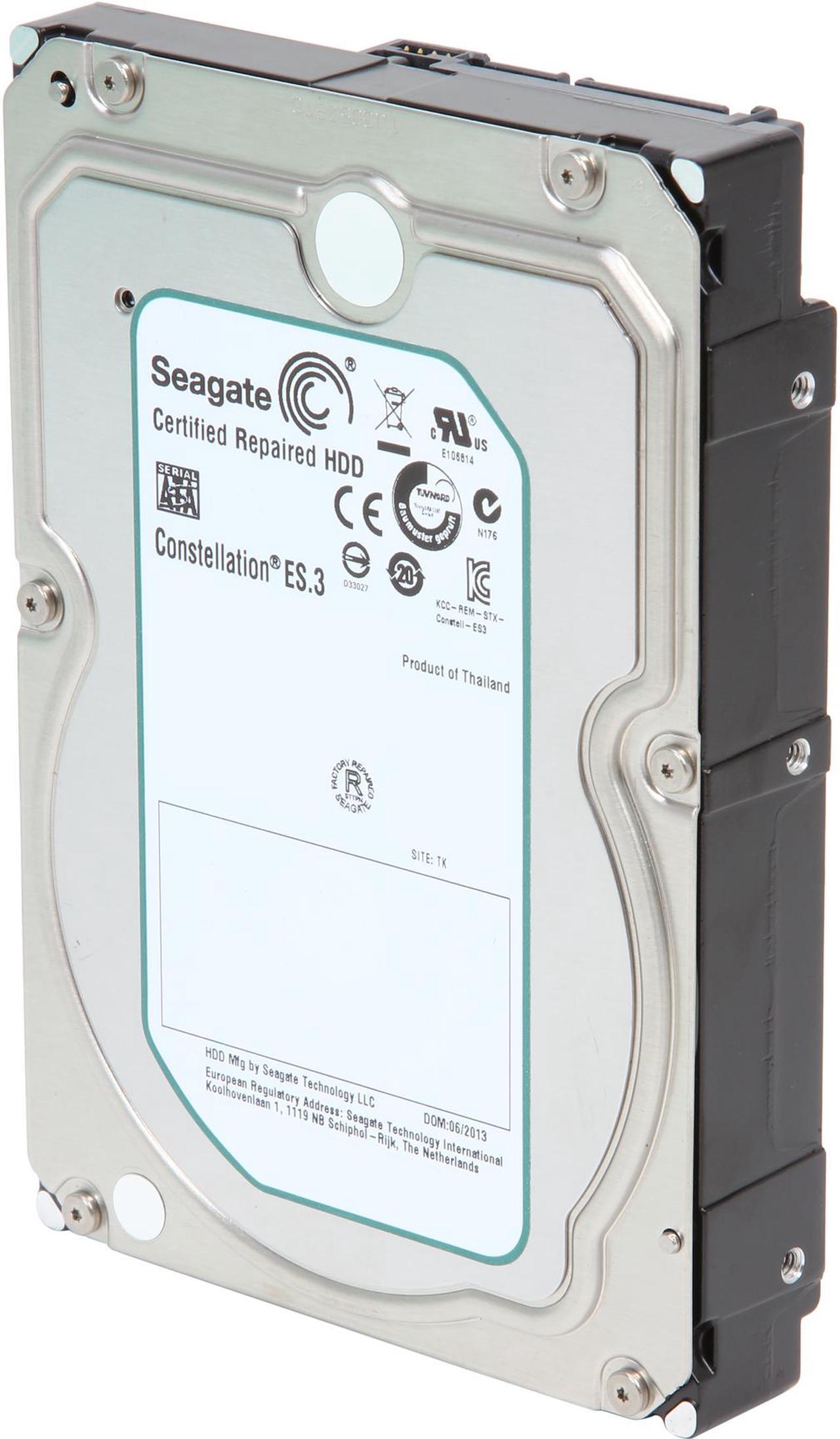 Main image of Seagate Constellation ES.3 ST4000NM0033 4TB 7200 RPM 128MB Cache SATA 6.0Gb/s 3.5" Enterprise Internal Hard Drive Bare Drive