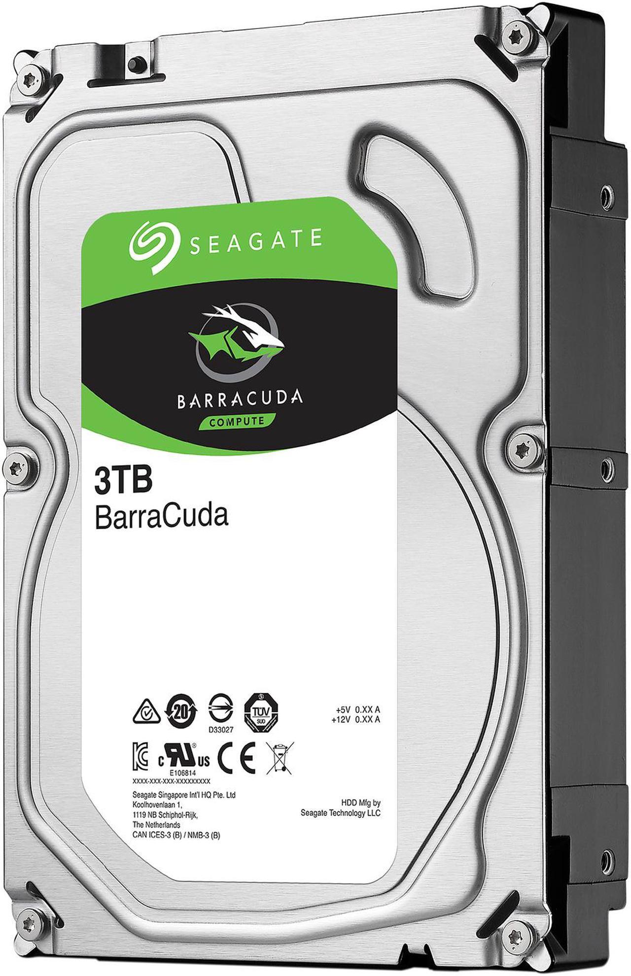 Alt view image 2 of 4 - Seagate BarraCuda ST3000DM008 3TB 7200 RPM 64MB Cache SATA 6.0Gb/s 3.5" Hard Drive Bare Drive