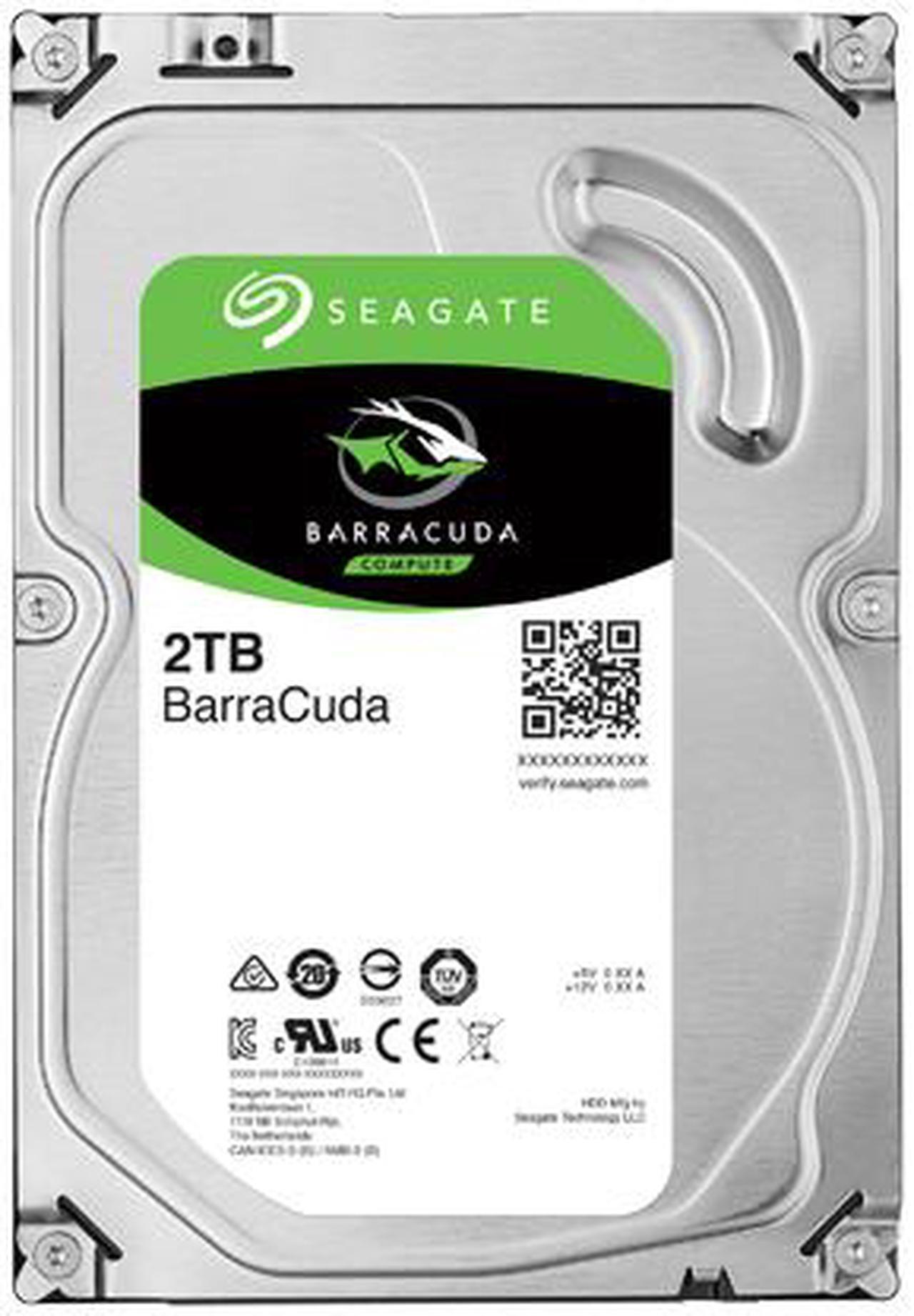 Alt view image 3 of 5 - Seagate BarraCuda ST2000DM008 2TB 7200 RPM 256MB Cache SATA 6.0Gb/s 3.5" Hard Drive Bare Drive