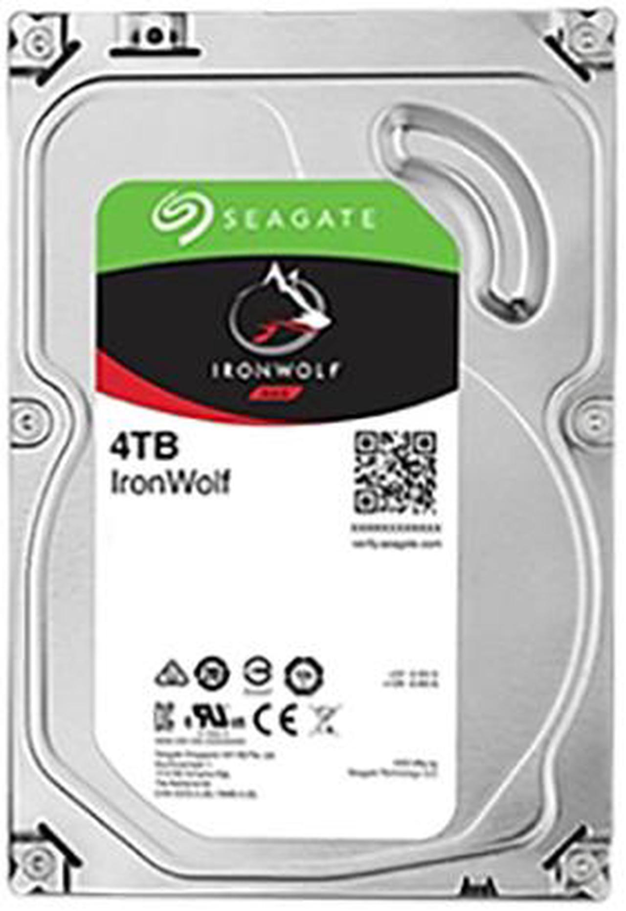 Alt view image 2 of 7 - Seagate IronWolf ST4000VN006 4TB 5400 RPM 256MB Cache SATA 6.0Gb/s 3.5" Internal Hard Drive