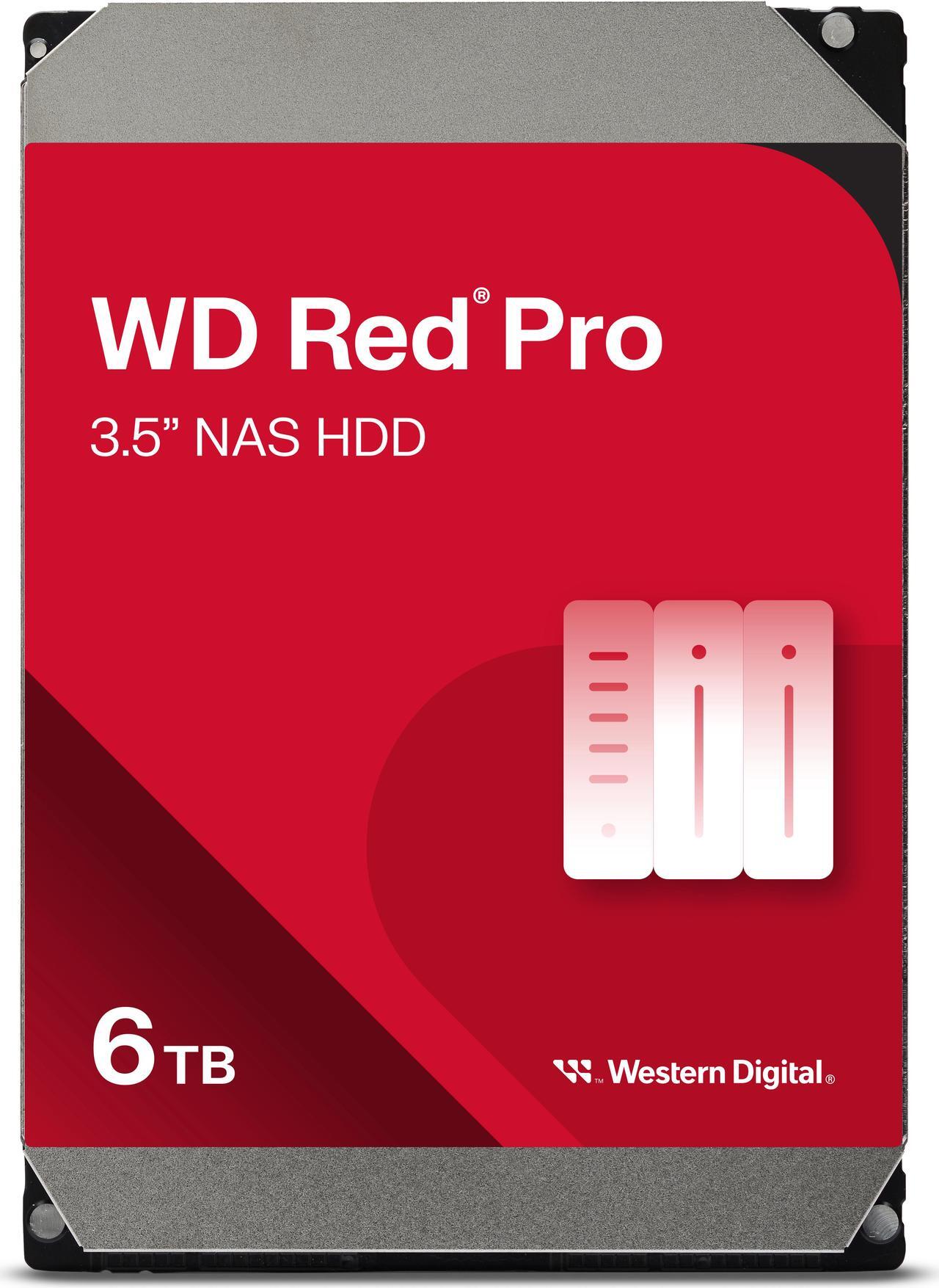 Main image of WD Red Pro WD6003FFBX 6TB 7200 RPM 256MB Cache SATA 6.0Gb/s 3.5" Internal Hard Drive Bare Drive