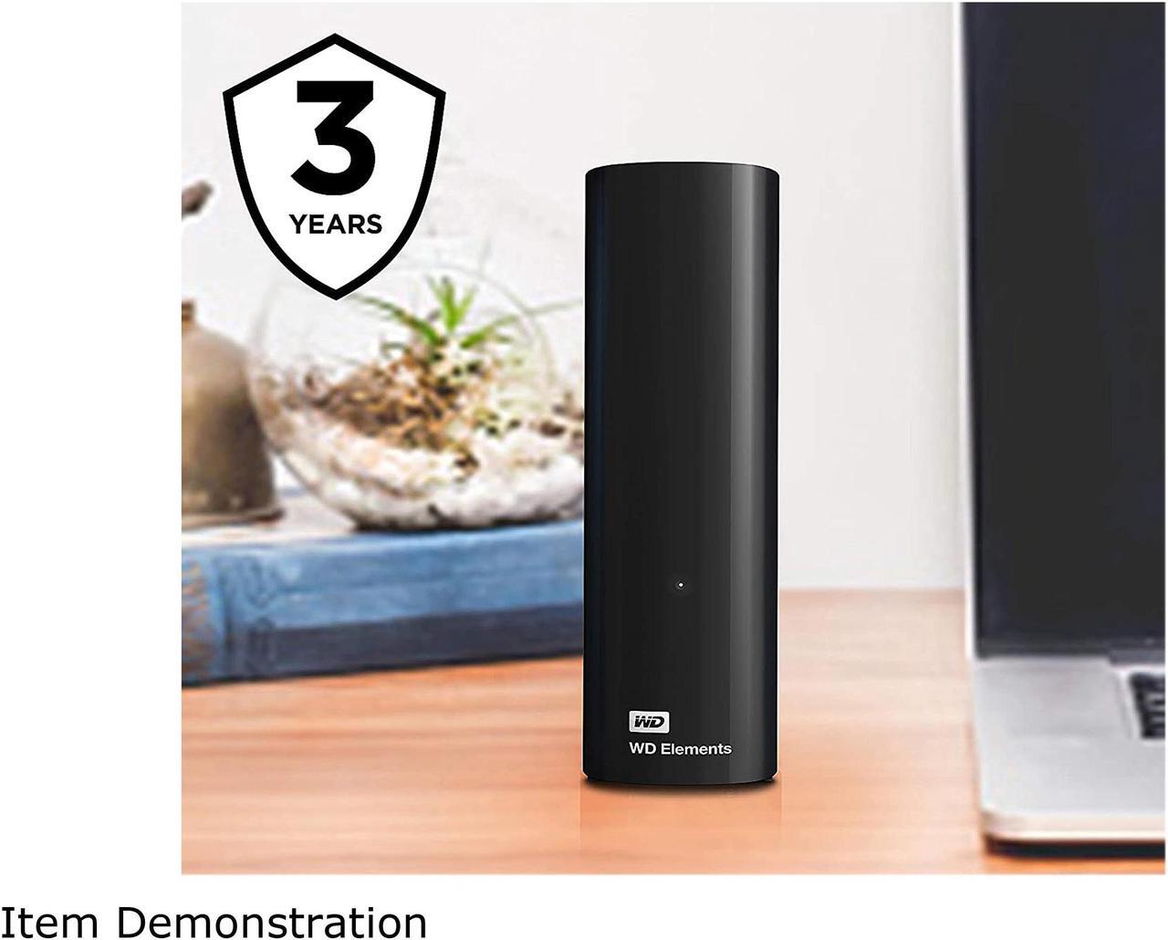 Alt view image 5 of 5 - WD Elements 16TB USB 3.0 Desktop External Hard Drive WDBWLG0160HBK-NESN Black