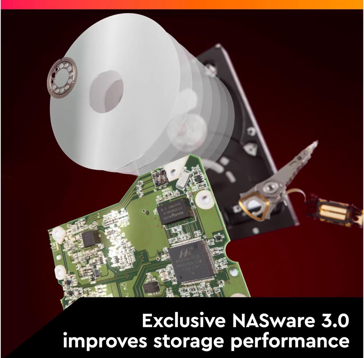 Alt view image 5 of 7 - WD Red Plus 12TB NAS Hard Disk Drive - 7200 RPM Class SATA 6Gb/s, CMR, 256MB Cache, 3.5 Inch - WD120EFBX