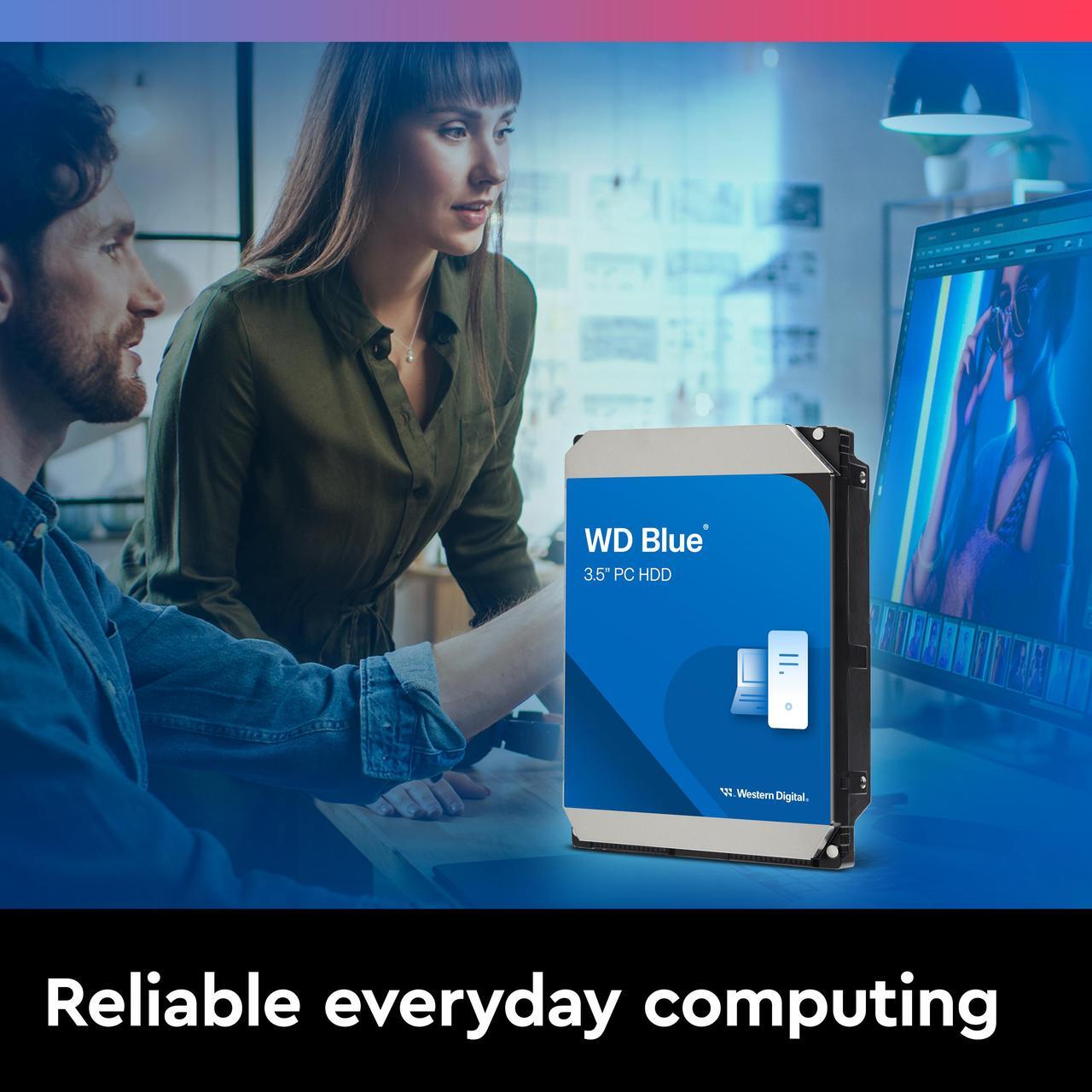 Alt view image 4 of 8 - WD Blue 2TB Desktop Hard Disk Drive - 7200 RPM SATA 6Gb/s 256MB Cache 3.5 Inch - WD20EZBX