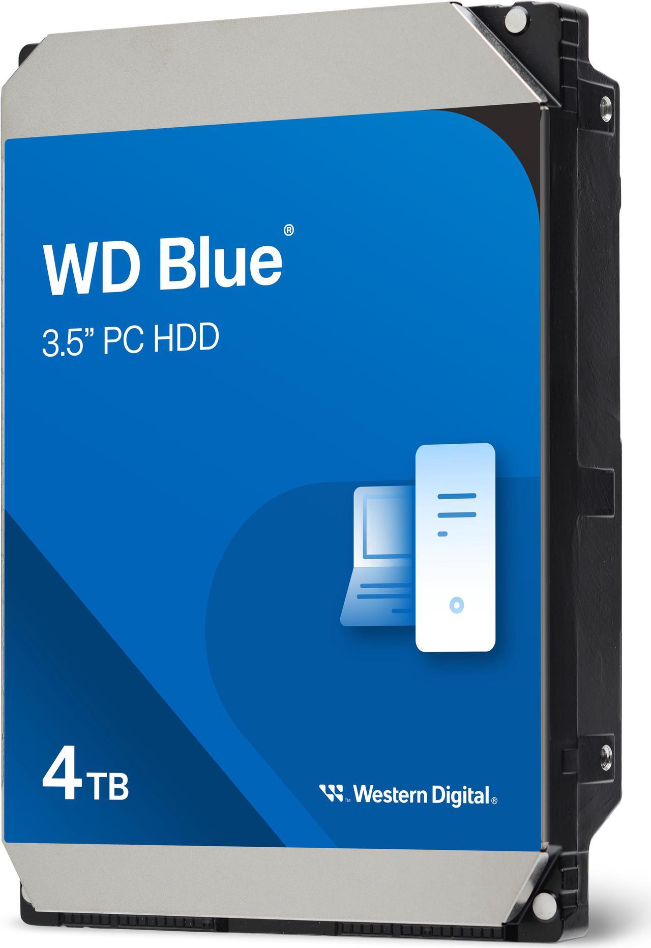 Alt view image 3 of 8 - WD Blue 4TB Desktop Hard Disk Drive - 5400 RPM SATA 6Gb/s 256MB Cache 3.5 Inch - WD40EZAX