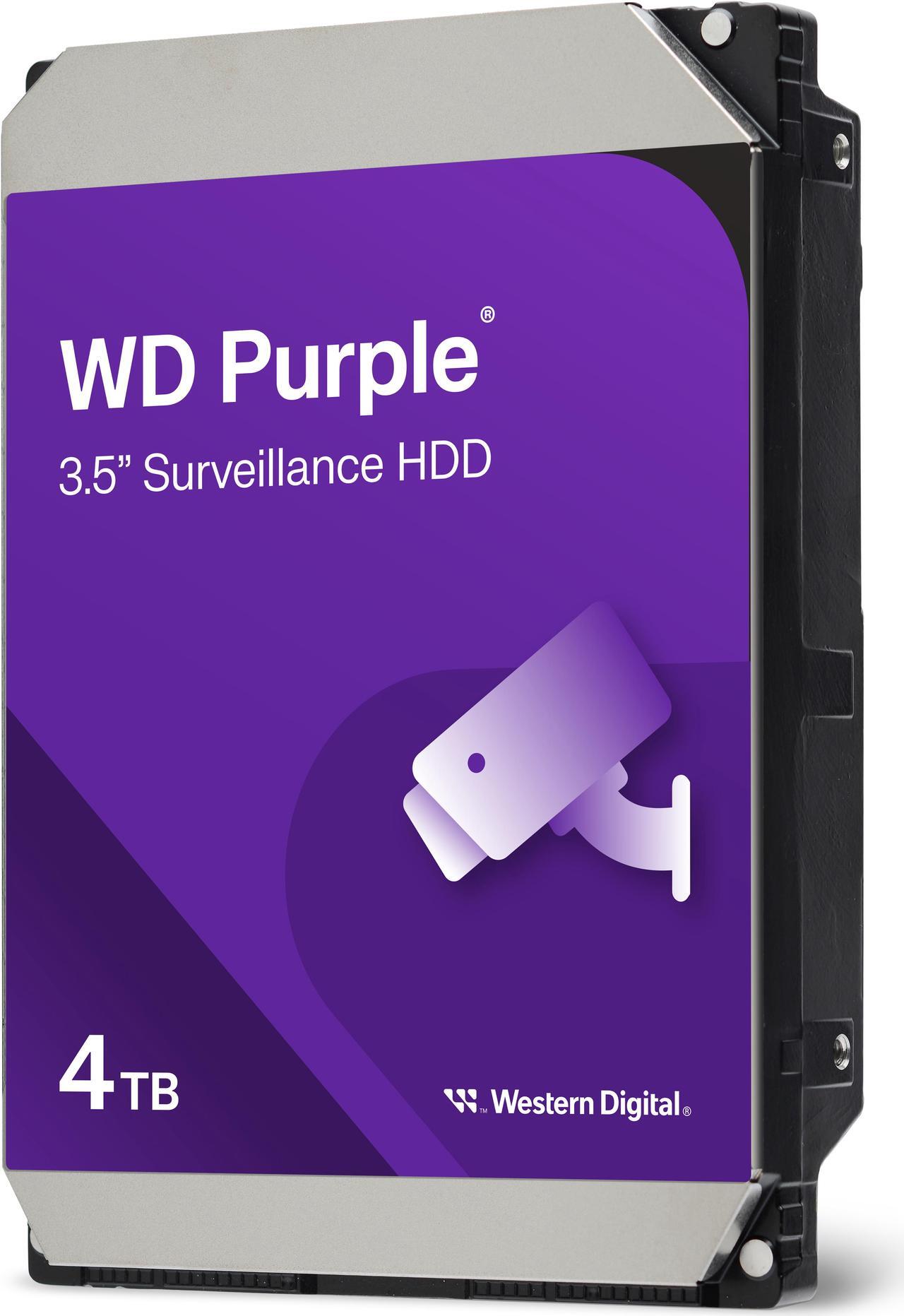 Alt view image 2 of 3 - WD WD43PURZ 4TB WD Purple Surveillance Internal Hard Drive HDD - SATA 6 Gb/s, 256 MB Cache, 3.5" - WD43URZ