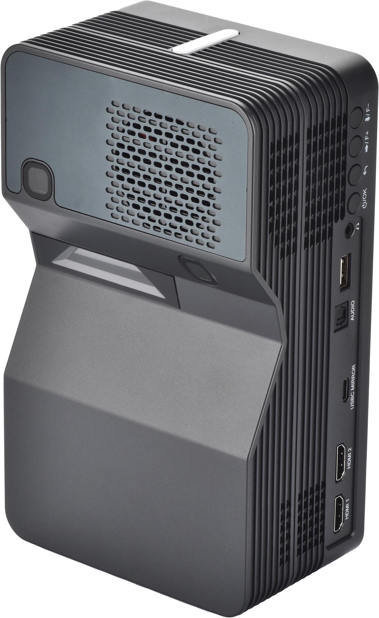 Alt view image 4 of 14 - AAXA M8 UST Laser Projector Ultra Short Throw 4K Laser Projector 1100 LD Lumens, BT 5.4, WiFi 6, USBC Mirroring, 2xHDMI, Optical Audio, Efocus, Auto Keystone, Smart Projector