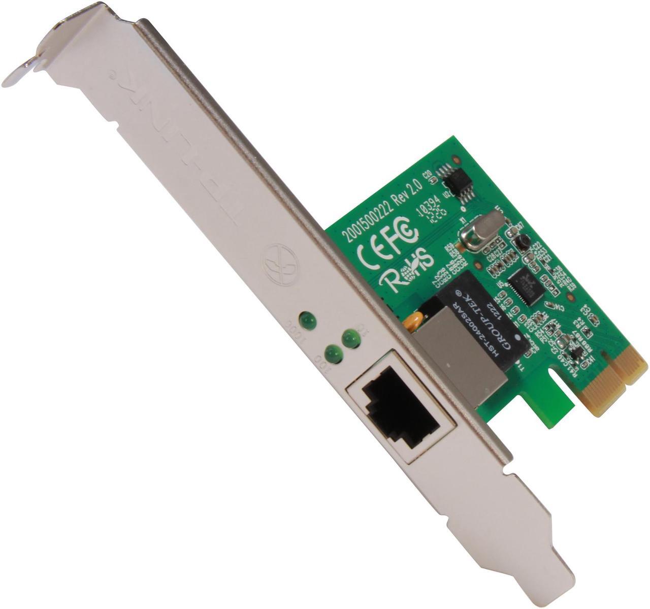 Main image of TP-Link 10/100/1000Mbps Gigabit Ethernet PCI Express, PCIE Network Adapter / Network Card / Ethernet Card for PC, Win10 supported (TG-3468)