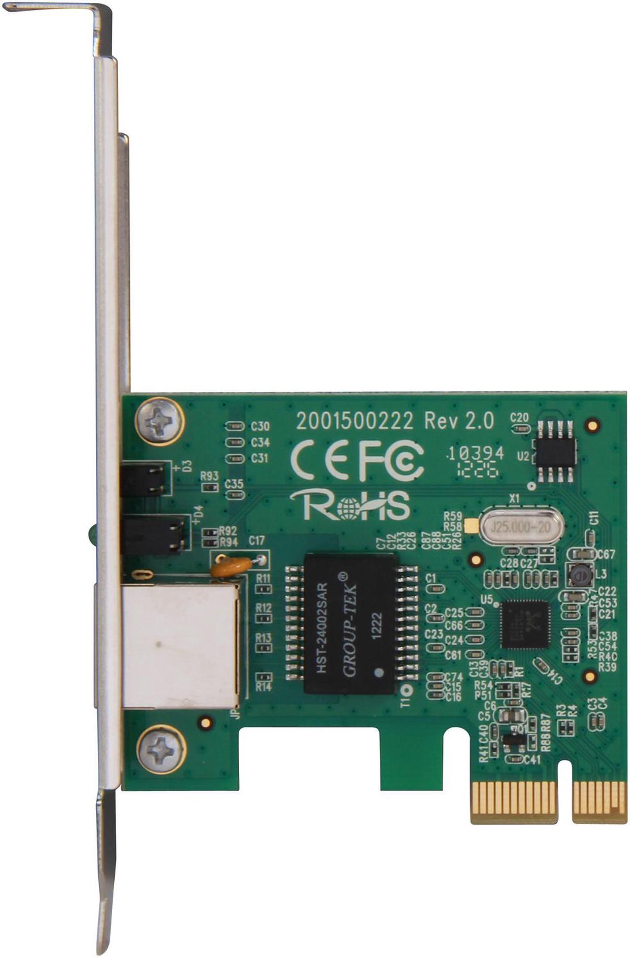Alt view image 3 of 5 - TP-Link 10/100/1000Mbps Gigabit Ethernet PCI Express, PCIE Network Adapter / Network Card / Ethernet Card for PC, Win10 supported (TG-3468)