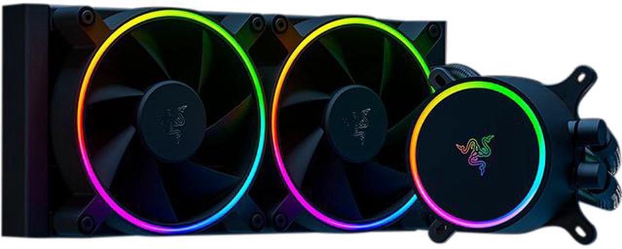 Main image of Razer Hanbo Chroma RGB AIO Liquid Cooler 240MM (ARGB Pump Cap), Intel LGA 1851/1700/1200 & AMD AM4 & AM5 Compatible