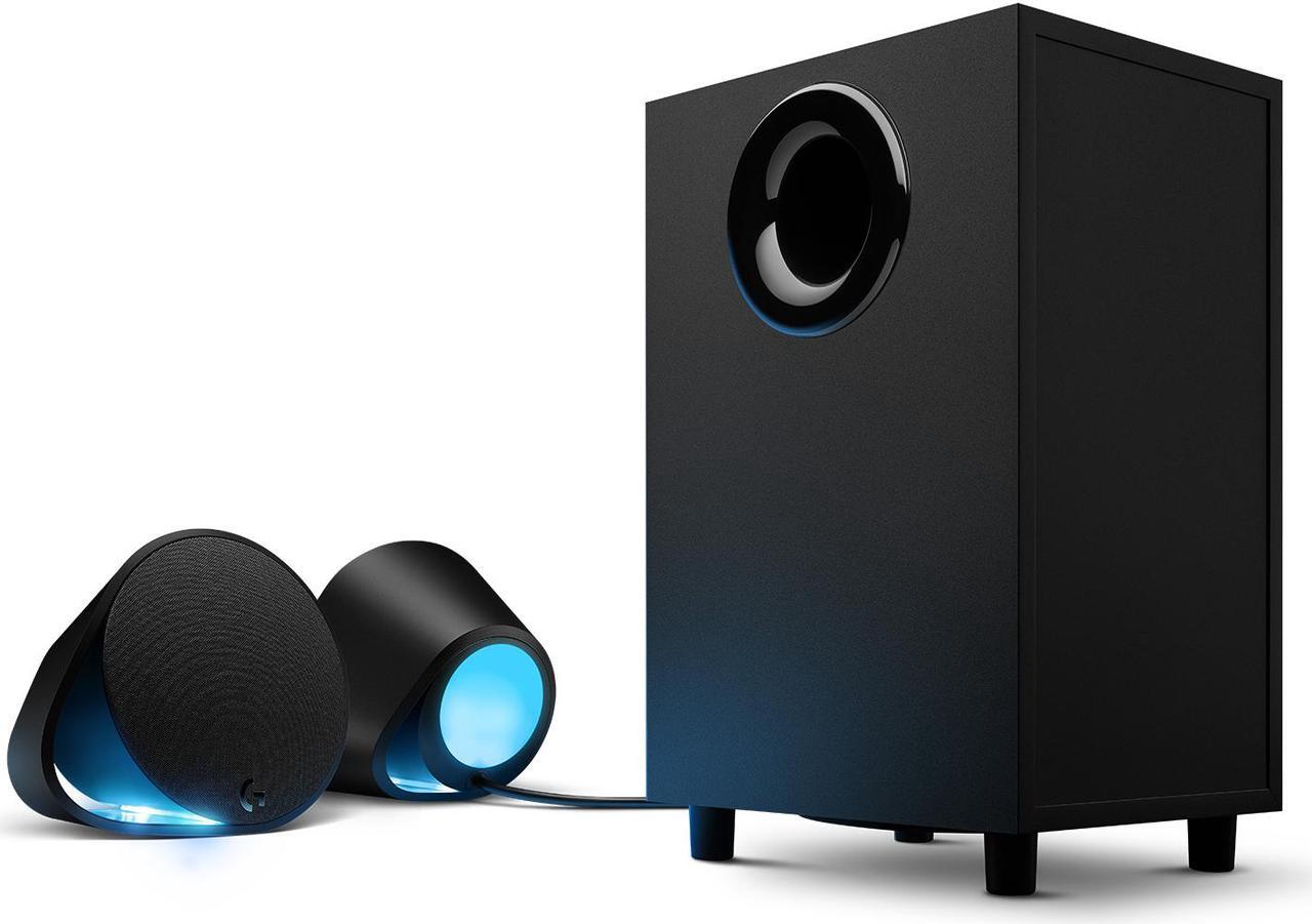 Alt view image 4 of 8 - Logitech G560 PC Gaming Speaker System with 7.1 DTS:X Ultra Surround Sound, Game based LIGHTSYNC RGB, Two Speakers and Subwoofer, Immersive Gaming Experience - Black