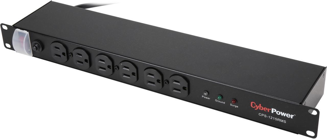 Main image of CyberPower CPS1215RMS 15' 12 Outlets 1800 Joules Rackbar Surge Strip