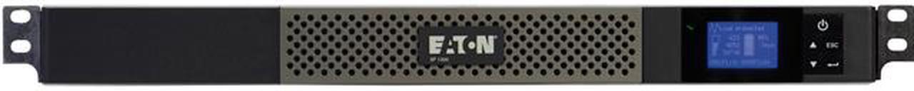 Main image of Eaton 5P1000R 5P 1000VA 770W 120V Line-Interactive UPS, 5-15P, 5x 5-15R Outlets, True Sine Wave, Cybersecure Network Card Option, 1U Rack-mountable - 5 Minute Stand-by - 110 V AC Input - 132 V AC Output - 5 x NEMA 5-15R