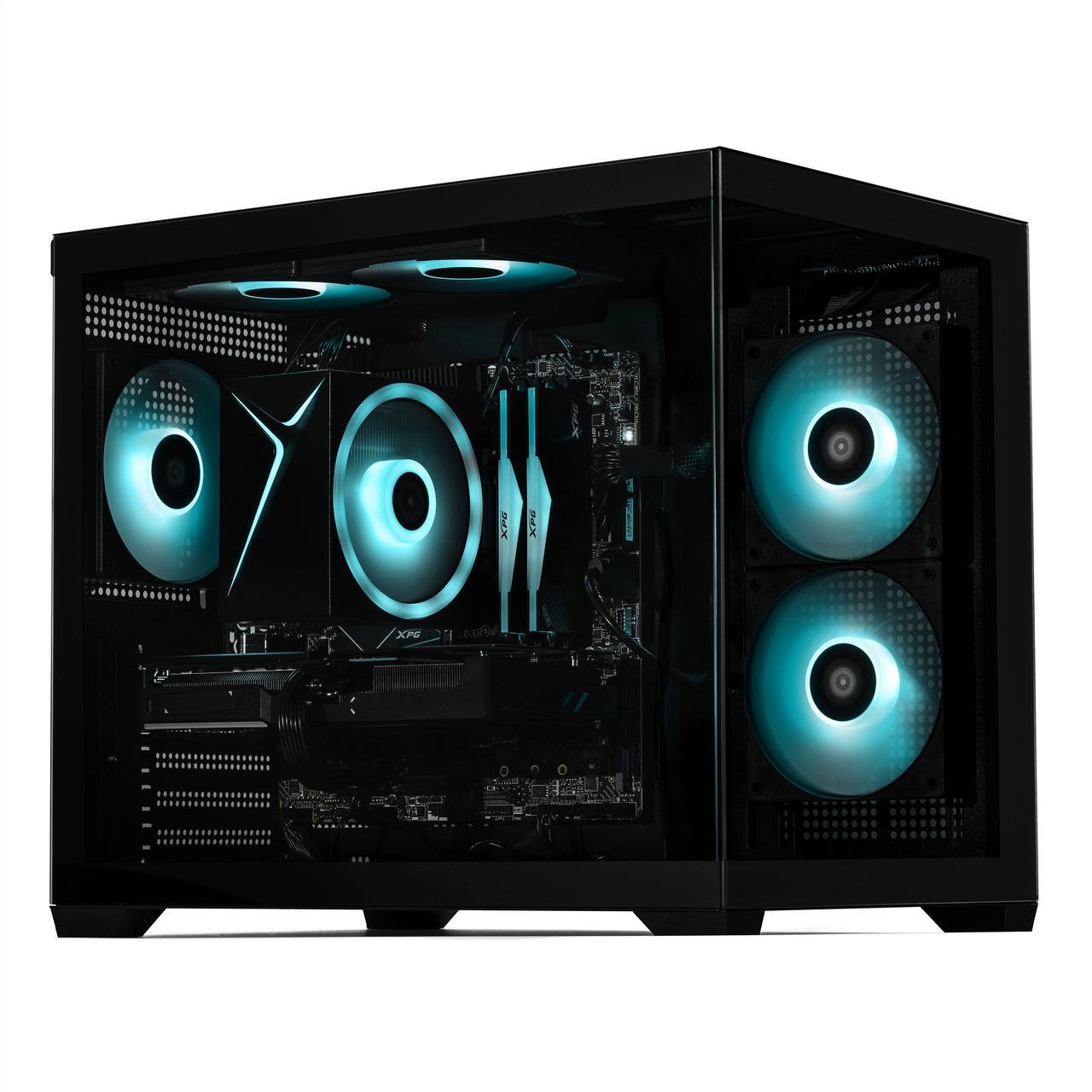 Alt view image 2 of 7 - STORMCRAFT Gaming PC SIRIUS Intel Core i7-14700F NVIDIA GeForce RTX 5060 Ti 16GB – AI Powered 32GB 6000MHz RGB 2TB NVMe SSD 650W PSU Windows 11 Home - SI1470FCC-56VN1