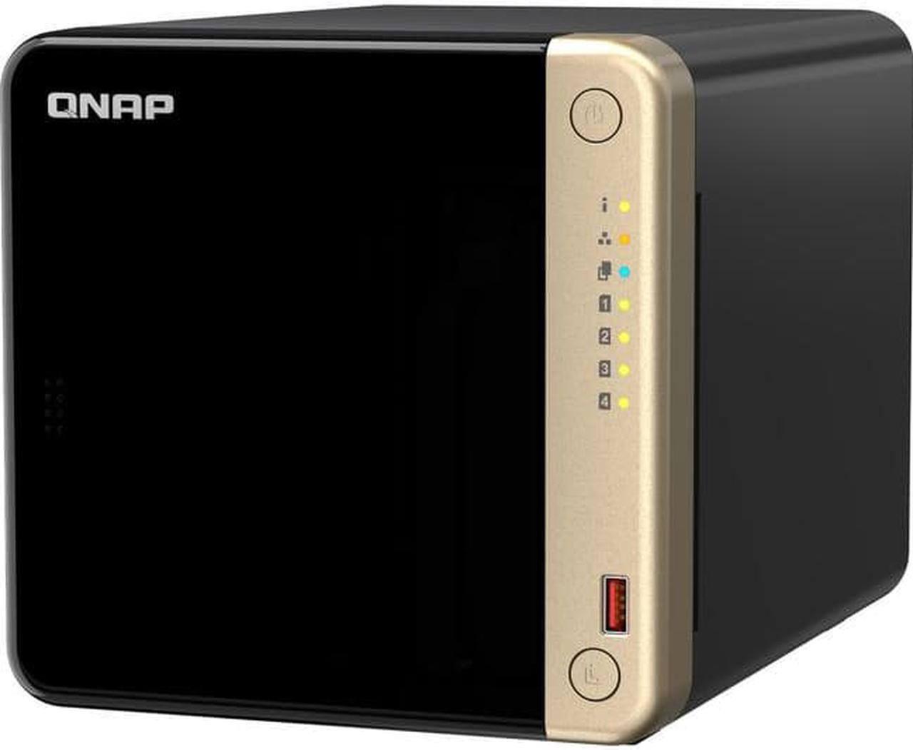 Alt view image 3 of 10 - QNAP TS-464-8G-US 4-Bay Diskless Storage System TS-464-8G-US