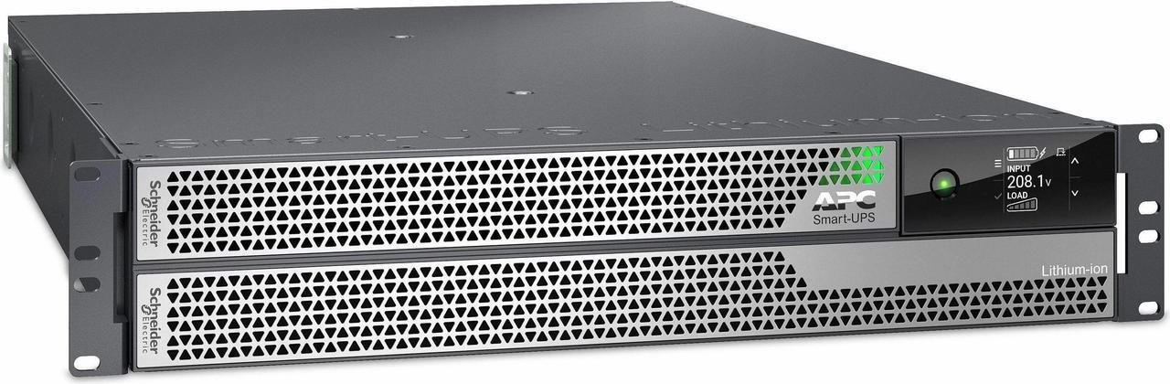 Alt view image 3 of 8 - APC by Schneider Electric Smart-UPS Ultra On-Line Lithium ion, 5KVA/5KW, 2U Rack/Tower, 208V - 2U Rack/Tower - 1.50 Hour Recharge - 208 V AC Input - 208 V AC Output - 2 x NEMA L6-30R, 2 x NEMA L6-20R