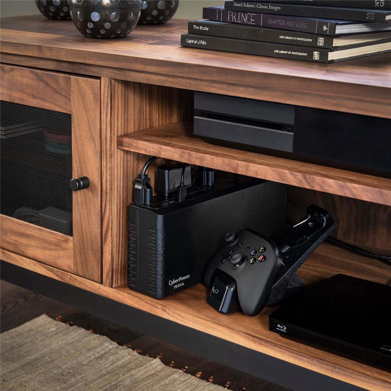 Alt view image 19 of 20 - CYBERPOWER SYSTEMS (USA), INC. SL700U STANDBY, 8 X NEMA 5-15R, NEMA 5-15P W/5 FT CORD, USB CHARGE PORTS, 3YR WTY