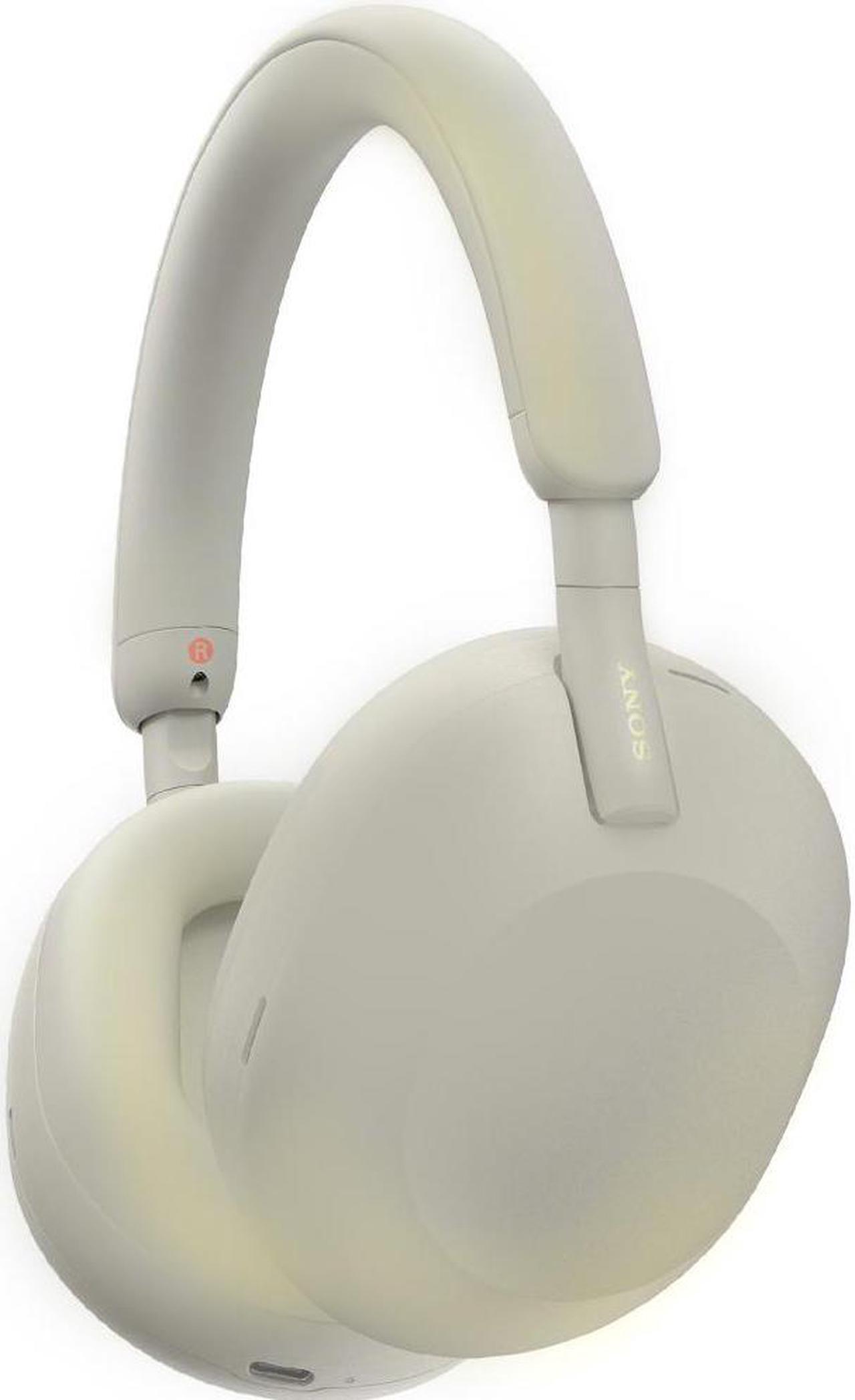 Alt view image 10 of 20 - Sony WH-1000XM5 Noise-Canceling Wireless Over-Ear Headphones (Silver)