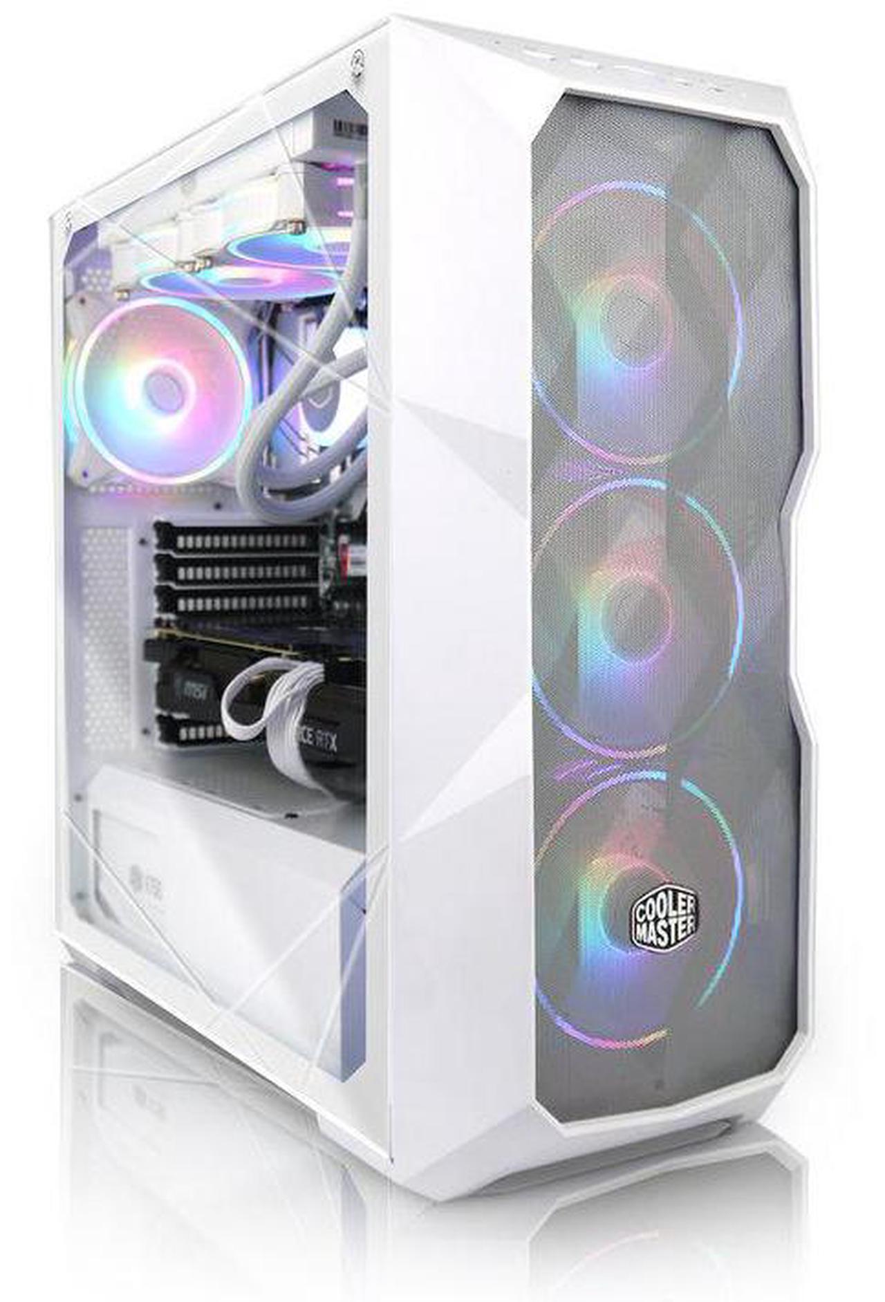 Main image of AVGPC Blizzard Gaming PC - Intel Core i9 11900KF NVIDIA GeForce RTX 5060 Ti, 32GB DDR4, 1TB NVME M.2 SSD, 360mm Liquid Cooler, ARGB Fans, Wifi/AC, TD500 Mesh White Case, Windows 11 Home i9 5060 Ti