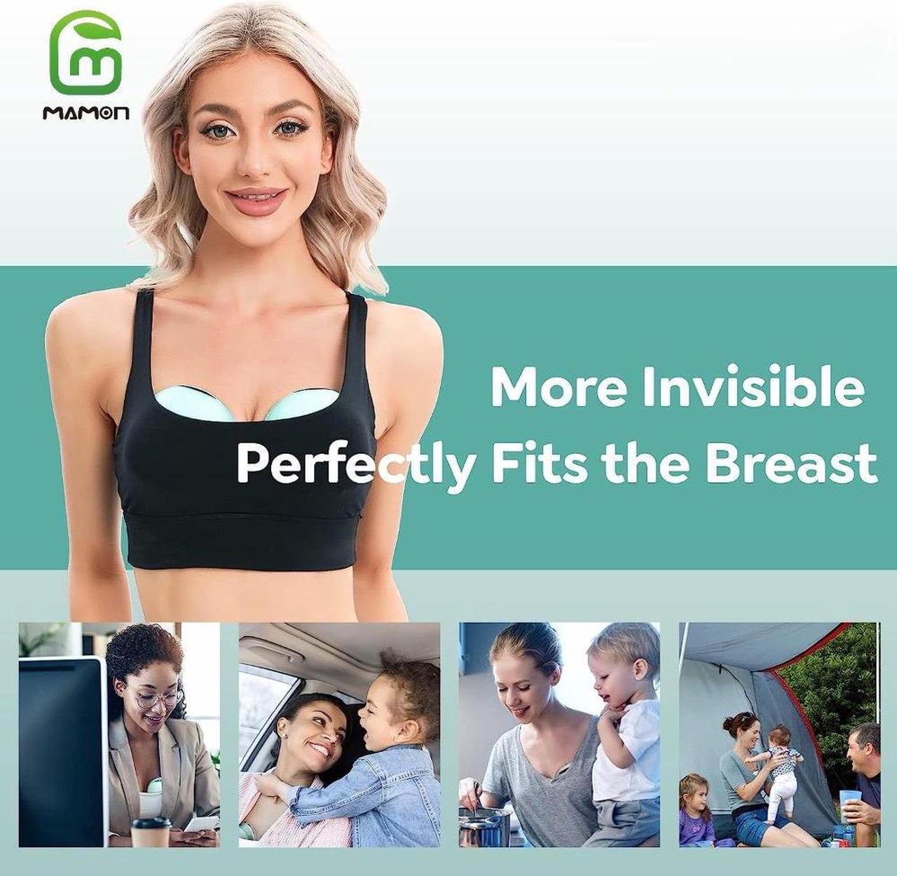 Alt view image 3 of 7 - Wearable Breast Pump, Hands-Free Electric Breast Pump BPA Free with 4 Mode 12 Levels, 220ml Large Capacity Leak-Proof Design & Low Noise, 24mm All-in-One Painless Breastfeeding Breast Pump