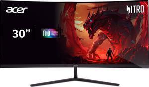 Acer Nitro ED306C Xbmiippx 29.5" 1500R Curved Zero-Frame UWFHD (2560 x 1080) VA Monitor with AMD FreeSync Premium Technology, Up to 200Hz, 1ms VRB, HDR 10, VESA mounting compliant