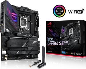 ASUS ROG Strix Z790-E Gaming WiFi 6E LGA 1700(Intel 14th &12th&13th Gen)ATX gaming motherboard(PCIe 5.0, DDR5,18+1 ower stages,2.5 Gb LAN, Bluetooth v5.2,Thunderbolt 4,support up to 5xM.2,1xPCIe 5.0 ASUS ROG Strix Z790-E Gaming WiFi 6E LGA 1700(Intel 14th &12th&13th Gen)ATX gaming motherboard(PCIe 5.0, DDR5,18+1 ower stages,2.5 Gb LAN, Bluetooth v5.2,Thunderbolt 4,support up to 5xM.2,1xPCIe 5.0