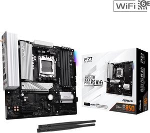 ASRock B850M PRO RS WIFI AM5 AMD B850 SATA 6Gb/s Micro ATX Motherboard