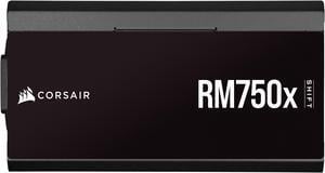 CORSAIR RMx SHIFT Series™ RM750x 80 PLUS Gold Fully Modular ATX Power Supply - Modular Side Interface - ATX 3.0 & PCIe 5.0 Compliant -  Zero RPM Fan Mode - 105°C-Rated Capacitors - 80 PLU Power Supply