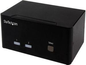 StarTech.com 2-port KVM Switch with Dual VGA and 2-port USB Hub - USB 2.0