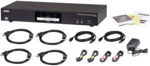Aten 2-Port USB 3.0 4K DisplayPort Dual Display KVMP Switch