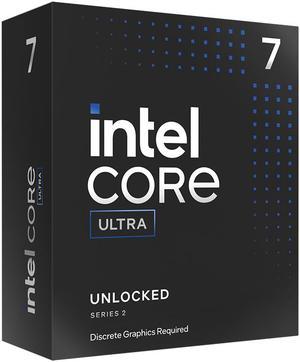 Intel Core Ultra 7 265KF, Arrow Lake 20-Core (8P+12E),  LGA 1851, 125W Desktop Processor - BX80768265KF